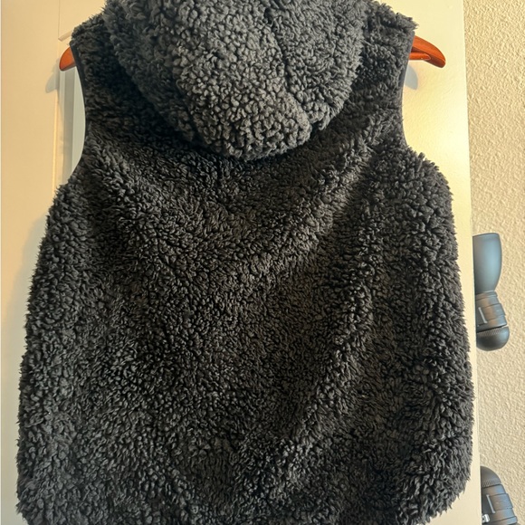 Original Weatherproof Vintage Since 1948 Fleece Vest with Hood & Pockets Small - Picture 3 of 9